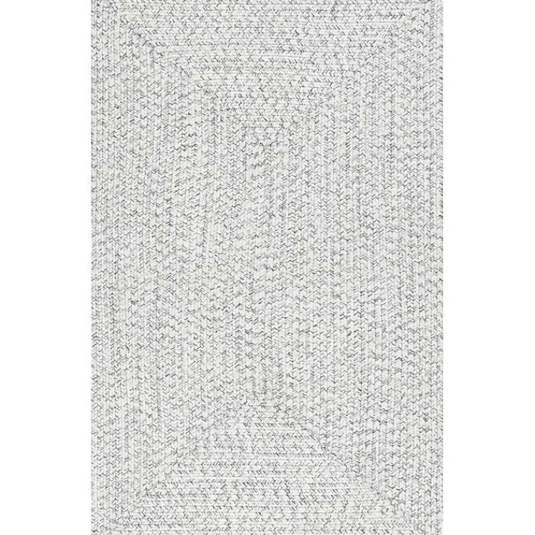 Kirklands Home Braided Leah Indoor/Outdoor Area Rug, 5x8 Gray