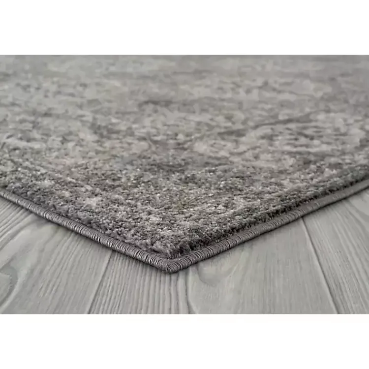 Kirklands Home Bordered Pattern Area Rug, 4x6 Brown Clearance
