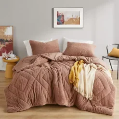 Kirklands Home Quilted Teddy 3-pc. Full/Queen Comforter Set Brown Online