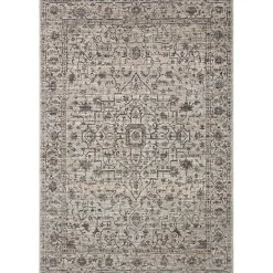 Kirklands Home Charcoal Sorrento Medallion Area Rug, 6x9 Gray Sale