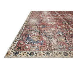 Kirklands Home Chris Loves Julia x Loloi Jules Merlot Rug, 5x7 Sale