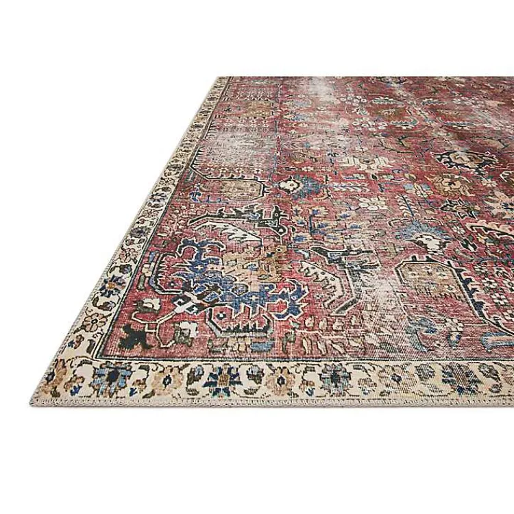 Kirklands Home Chris Loves Julia x Loloi Jules Merlot Rug, 5x7 Sale