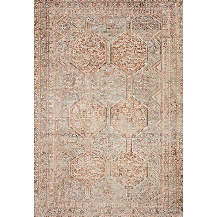 Kirklands Home Chris Loves Julia x Loloi Jules Orange Runner, 2x3 Clearance