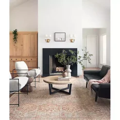 Kirklands Home Chris Loves Julia x Loloi Jules Orange Runner, 2x3 Clearance