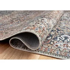 Kirklands Home Chris Loves Julia x Loloi Jules Dark Blue Rug, 2x9 New