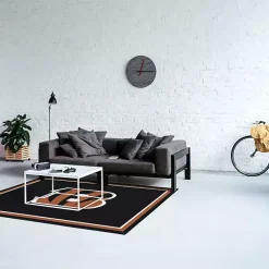 Kirklands Home Cincinnati Bengals Area Rug, 4x6 Black Sale
