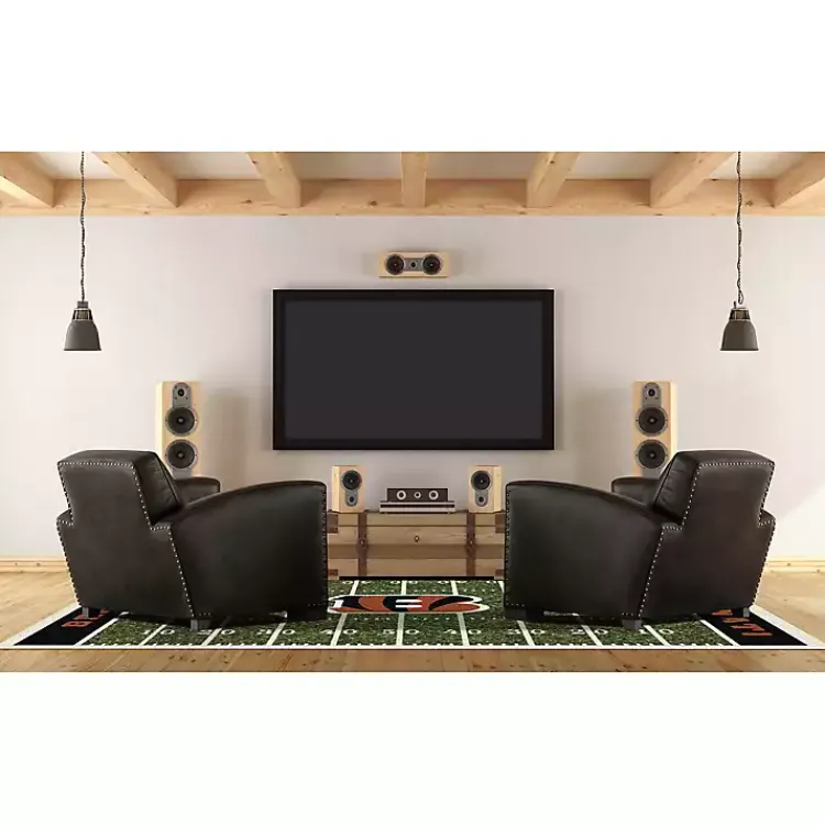 Kirklands Home Cincinnati Bengals Home Field Area Rug, 6x8 Clearance