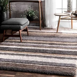 Kirklands Home Clark Shag Area Rug, 5x8