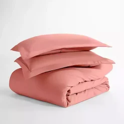 Kirklands Home Clay Solid 3-pc. King Duvet Cover Set Orange Online
