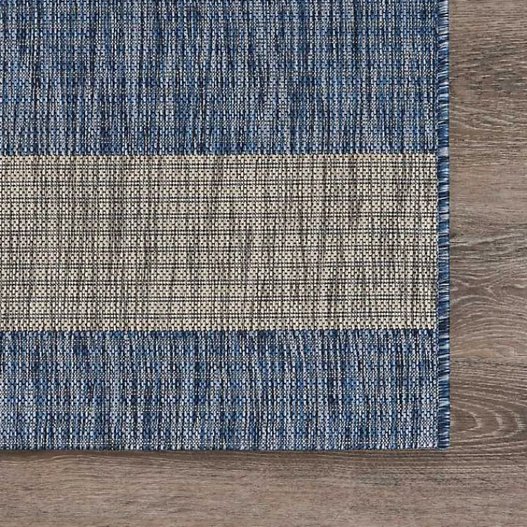 Kirklands Home Coastal Stripes Indoor/Outdoor Area Rug, 5x7