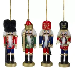 Christmas Ornaments>Kirklands Home Colorful Nutcracker Ornaments, Set of 4 Multi