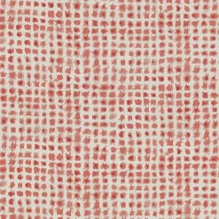 Kirklands Home Coral Checkered Outdoor Bench Cushion Outlet