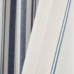 Kirklands Home Cotton Candy Farmhouse Curtain Panel Set, 95 in. Blue Online