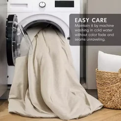 Kirklands Home Cream Chambray 3-pc. Full/Queen Comforter Set Ivory Online