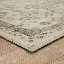 Kirklands Home Cream Granary Floral Area Rug, 6x9 Ivory Hot