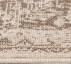 Kirklands Home Cream Medallion Area Rug, 5x8 Ivory New