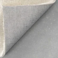 Kirklands Home Cream Shag Washable Area Rug, 8x10 White New