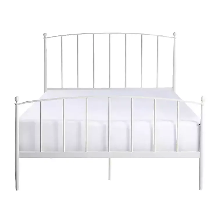 Kirklands Home Daisy Modern Arch Queen Bed Frame White Sale