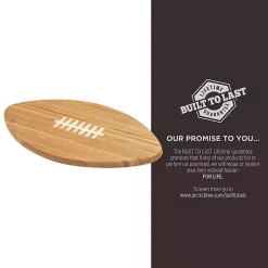 Kirklands Home Dallas Cowboys Bamboo Football Cutting Board Tan Discount