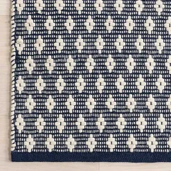 Kirklands Home Dark Gray and Ivory Dainty Diamond Area Rug, 5x8 Discount