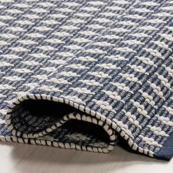 Kirklands Home Dark Gray and Ivory Dainty Diamond Area Rug, 6x9 Sale