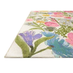 Kirklands Home Daylight Garden Party Indoor/Outdoor Rug, 7x11