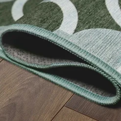 Kirklands Home Dula Sage Green Washable Area Rug, 3x5 Best