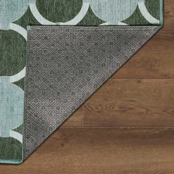 Kirklands Home Dula Sage Green Washable Area Rug, 3x5 Best