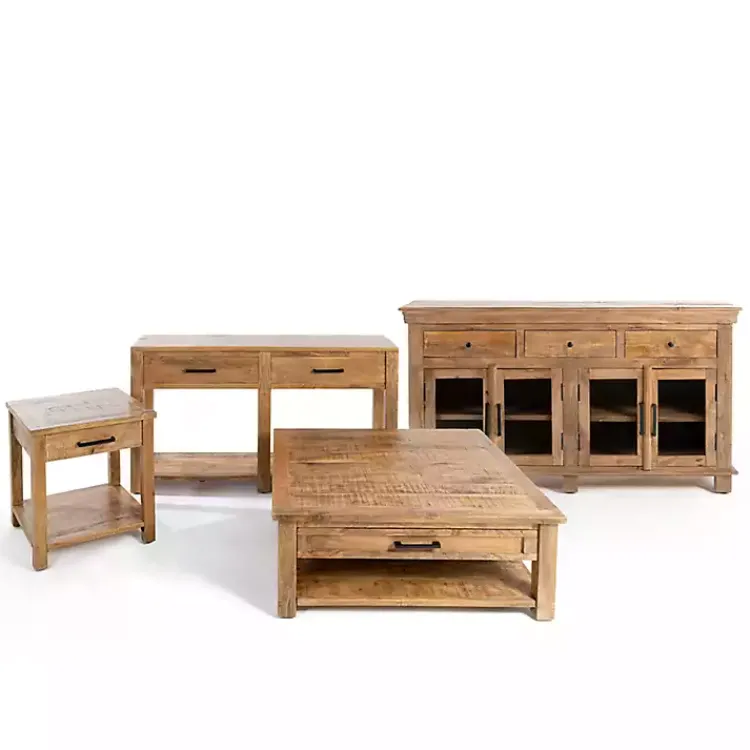 Kirklands Home Easton Mango Wood Console Table Brown Discount
