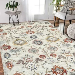 Kirklands Home Elina Beige Accent Rug, 2x3 Tan New