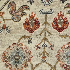 Kirklands Home Elina Beige Accent Rug, 2x3 Tan New