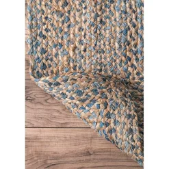 Kirklands Home Ella Hand Braided Jute Rug, 5x8 Tan Discount