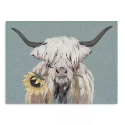 Kirklands Home Ellie with a Sunflower Canvas Art Print, 24x18 in. Discount