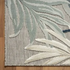 Kirklands Home Ferns and Palms Indoor/Outdoor Area Rug, 5x7 Sale