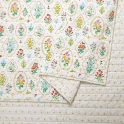 Kirklands Home Floral Wallpaper 3-pc. King Quilt Set New