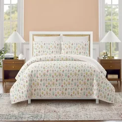 Kirklands Home Floral Wallpaper 2-pc. Twin Quilt Set