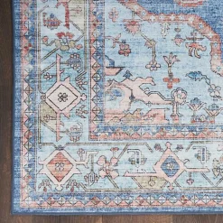 Kirklands Home Fulton Medallion Area Rug, 7x9 Blue