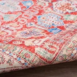 Kirklands Home Fulton Traditional Area Rug, 5x7 Red Online