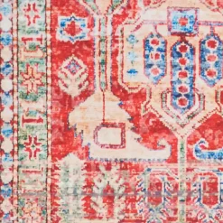 Kirklands Home Fulton Traditional Area Rug, 7x10 Red Discount