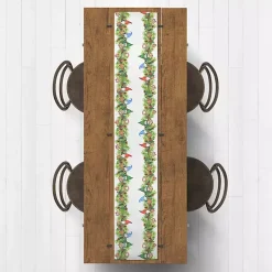 Kirklands Home Gnome and Cookies Twill Table Runner, 72 in. Multi New