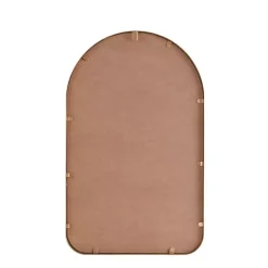 Kirklands Home Gold Adaline Floral Arched Wall Mirror Outlet