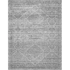 Kirklands Home Gray Abstract Pattern Washable Area Rug, 3x5 Best