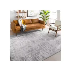 Kirklands Home Gray Abstract Woven Area Rug, 5x7 Best