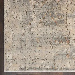 Kirklands Home Gray and Beige Tally Textured Area Rug, 5x7 Clearance