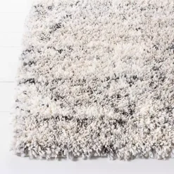 Kirklands Home Gray and Ivory Fontana Shag Area Rug, 8x10 Hot