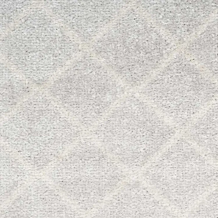 Kirklands Home Gray and Ivory Moroccan Trellis Area Rug, 9x12 Sale