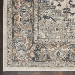 Kirklands Home and Ivory Nadia Medallion Area Rug, 2x4 Gray Online
