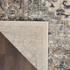 Kirklands Home and Ivory Nadia Medallion Runner, 2x10 Gray Hot