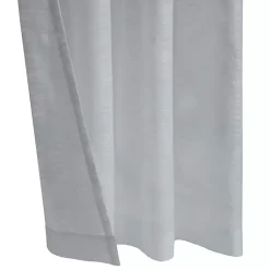 Kirklands Home Boucle Sheer Single Curtain Panel, 95 in. Gray Best