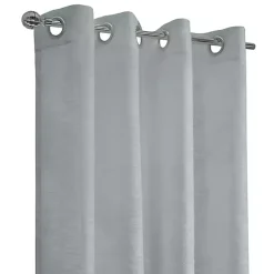 Kirklands Home Boucle Sheer Single Curtain Panel, 108 in. Gray Best